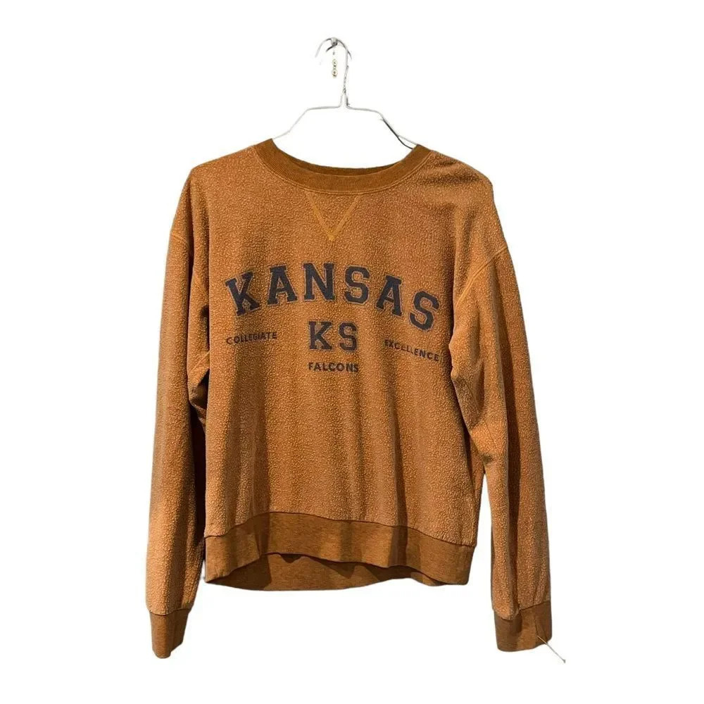 PacSun Me to We Kansas Falcons Crewneck Sweatshirt Size Large